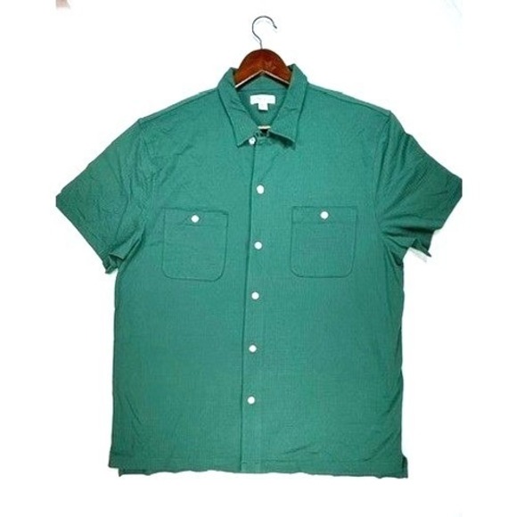J. Crew Knit Goods, Green Short Sleeve, Men's Sz XL - Picture 2 of 6